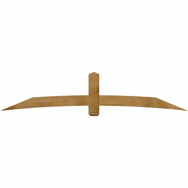Ekena Millwork Bellingham Rough Sawn Timber Gable Bracket, Western Red Cedar, 108"W x 22"H x 4"D x 6"F, 5/12 Pitch GBW108X22X0406BEL00RWR - main